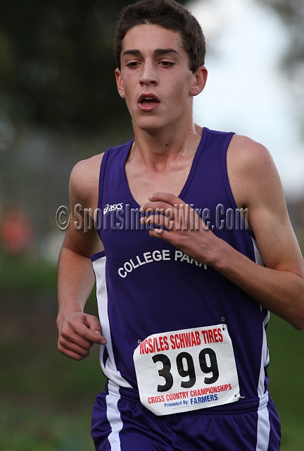 2011NCSXCD2-037.JPG - 2011 North Coast Section Cross Country Championships, Hayward High School, Hayward, California