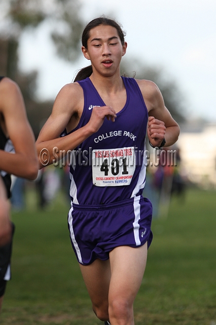 2011NCSXCD2-041.JPG - 2011 North Coast Section Cross Country Championships, Hayward High School, Hayward, California