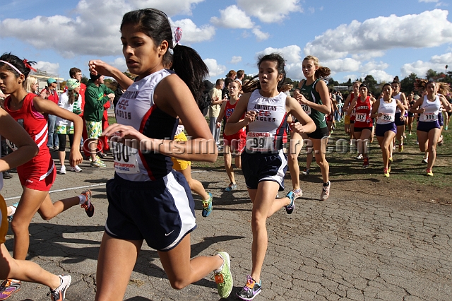2011NCSXCD2-051.JPG - 2011 North Coast Section Cross Country Championships, Hayward High School, Hayward, California