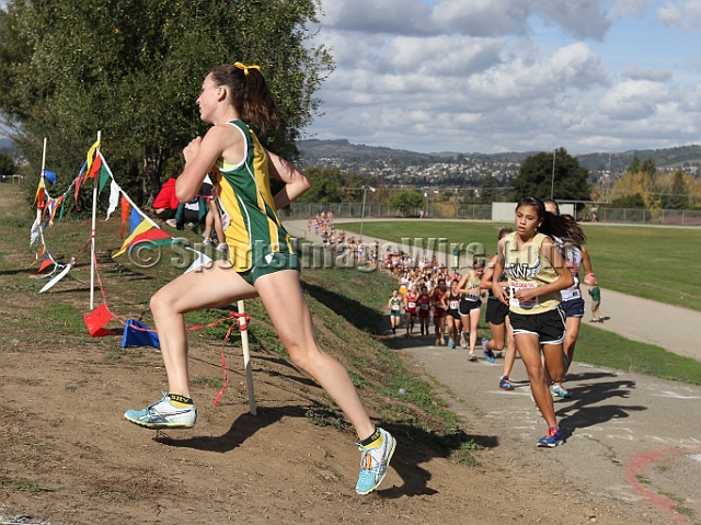 2011NCSXCD2-056.JPG - 2011 North Coast Section Cross Country Championships, Hayward High School, Hayward, California