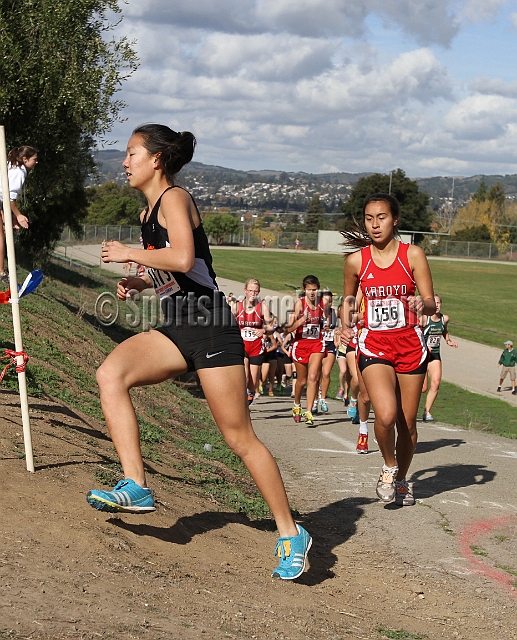 2011NCSXCD2-059.JPG - 2011 North Coast Section Cross Country Championships, Hayward High School, Hayward, California