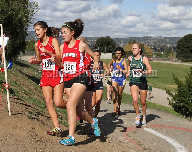 2011NCSXCD2-060.JPG - 2011 North Coast Section Cross Country Championships, Hayward High School, Hayward, California