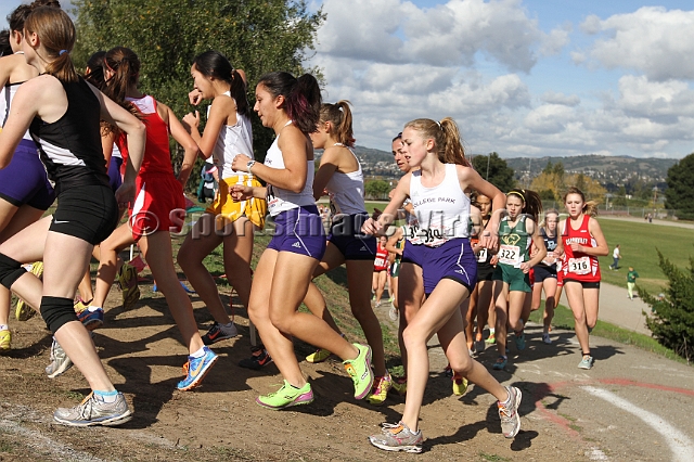 2011NCSXCD2-063.JPG - 2011 North Coast Section Cross Country Championships, Hayward High School, Hayward, California
