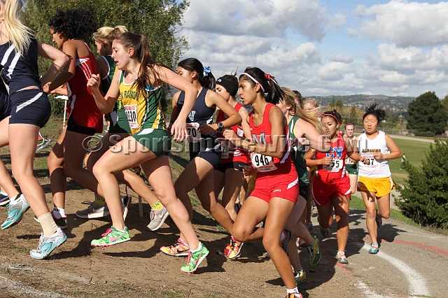 2011NCSXCD2-065.JPG - 2011 North Coast Section Cross Country Championships, Hayward High School, Hayward, California