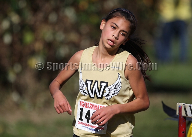 2011NCSXCD2-090.JPG - 2011 North Coast Section Cross Country Championships, Hayward High School, Hayward, California