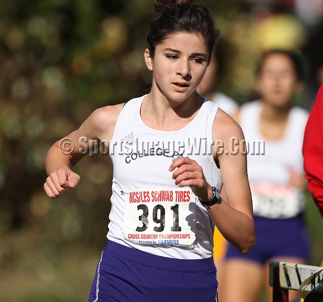 2011NCSXCD2-092.JPG - 2011 North Coast Section Cross Country Championships, Hayward High School, Hayward, California