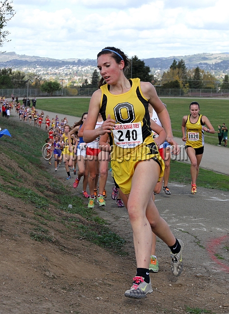 2011NCSXCD3-007.JPG - 2011 North Coast Section Cross Country Championships, Hayward High School, Hayward, California