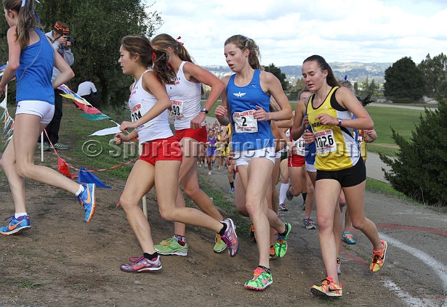 2011NCSXCD3-009.JPG - 2011 North Coast Section Cross Country Championships, Hayward High School, Hayward, California