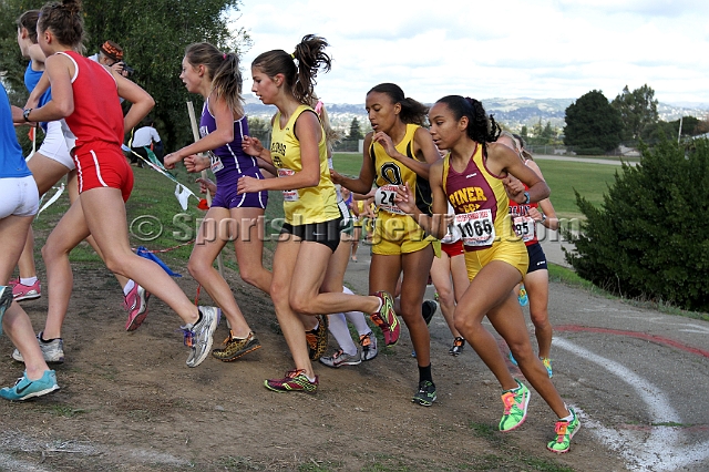 2011NCSXCD3-011.JPG - 2011 North Coast Section Cross Country Championships, Hayward High School, Hayward, California