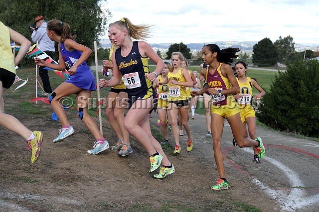 2011NCSXCD3-013.JPG - 2011 North Coast Section Cross Country Championships, Hayward High School, Hayward, California