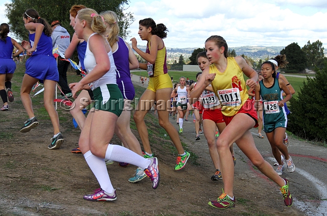 2011NCSXCD3-016.JPG - 2011 North Coast Section Cross Country Championships, Hayward High School, Hayward, California
