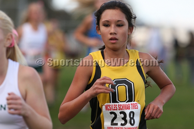 2011NCSXCD3-049.JPG - 2011 North Coast Section Cross Country Championships, Hayward High School, Hayward, California