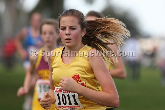 2011NCSXCD3-051.JPG - 2011 North Coast Section Cross Country Championships, Hayward High School, Hayward, California