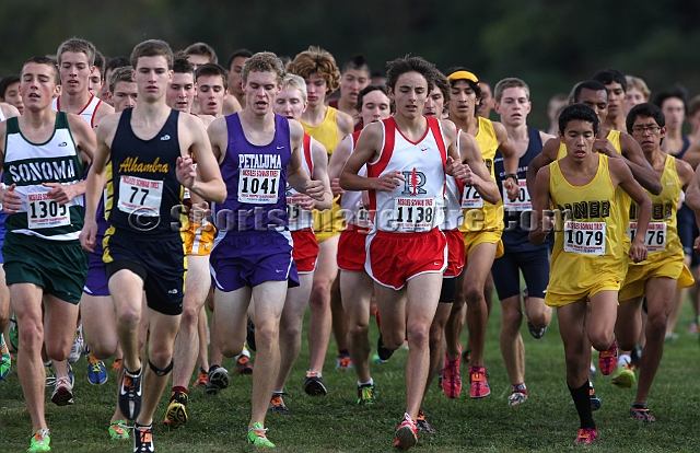 2011NCSXCD3-059.JPG - 2011 North Coast Section Cross Country Championships, Hayward High School, Hayward, California