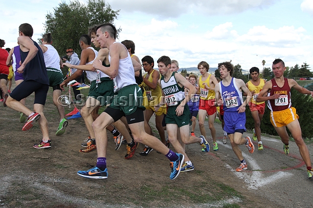 2011NCSXCD3-063.JPG - 2011 North Coast Section Cross Country Championships, Hayward High School, Hayward, California