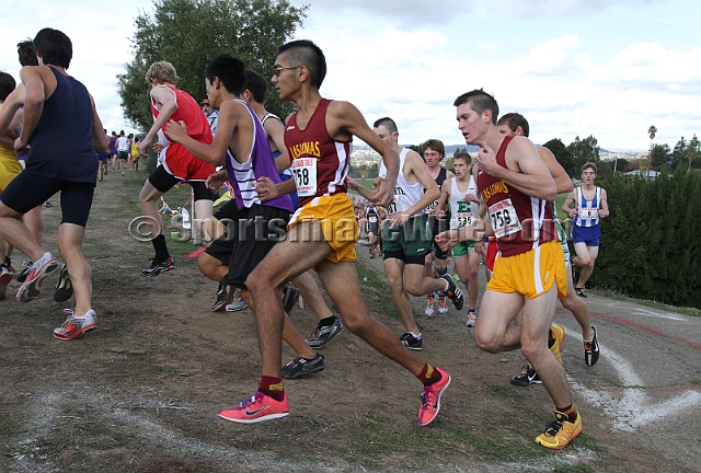 2011NCSXCD3-067.JPG - 2011 North Coast Section Cross Country Championships, Hayward High School, Hayward, California