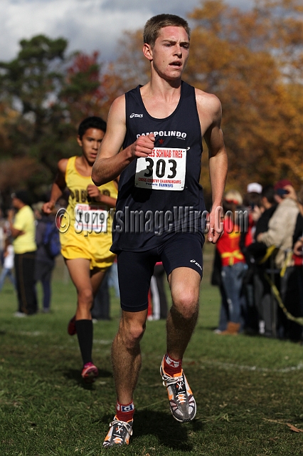 2011NCSXCD3-077.JPG - 2011 North Coast Section Cross Country Championships, Hayward High School, Hayward, California