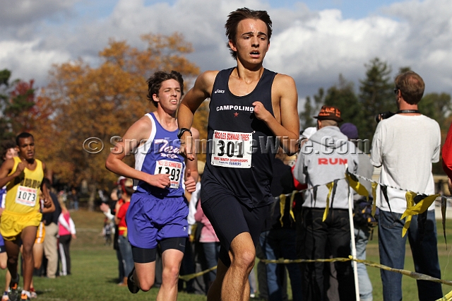 2011NCSXCD3-081.JPG - 2011 North Coast Section Cross Country Championships, Hayward High School, Hayward, California