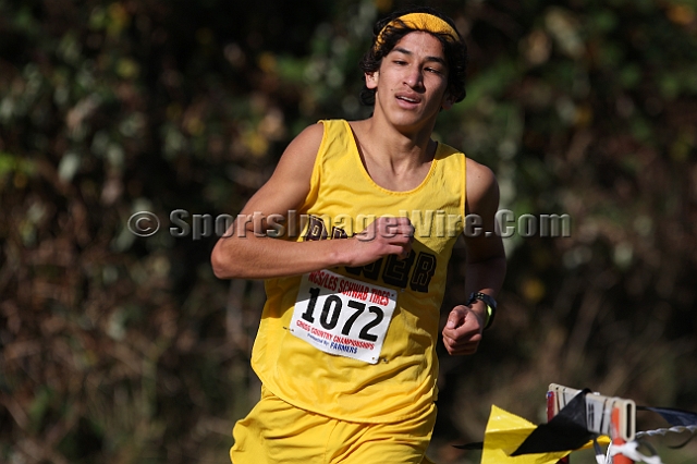 2011NCSXCD3-086.JPG - 2011 North Coast Section Cross Country Championships, Hayward High School, Hayward, California
