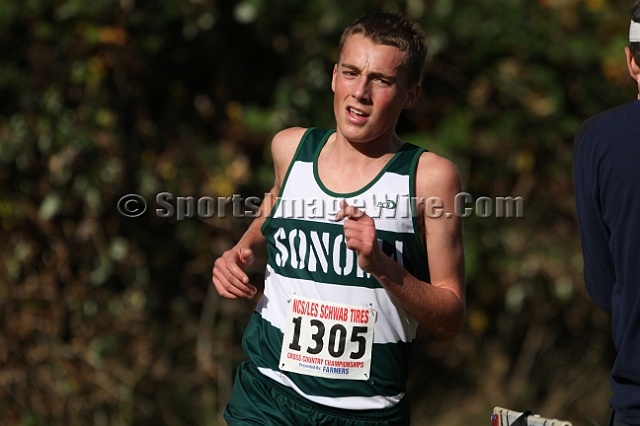 2011NCSXCD3-087.JPG - 2011 North Coast Section Cross Country Championships, Hayward High School, Hayward, California