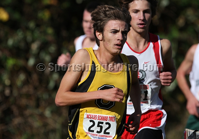 2011NCSXCD3-089.JPG - 2011 North Coast Section Cross Country Championships, Hayward High School, Hayward, California