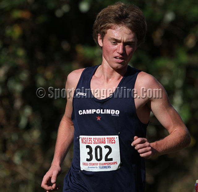 2011NCSXCD3-097.JPG - 2011 North Coast Section Cross Country Championships, Hayward High School, Hayward, California