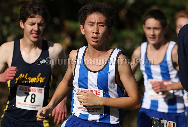 2011NCSXCD3-098.JPG - 2011 North Coast Section Cross Country Championships, Hayward High School, Hayward, California