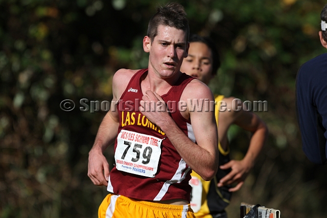 2011NCSXCD3-100.JPG - 2011 North Coast Section Cross Country Championships, Hayward High School, Hayward, California