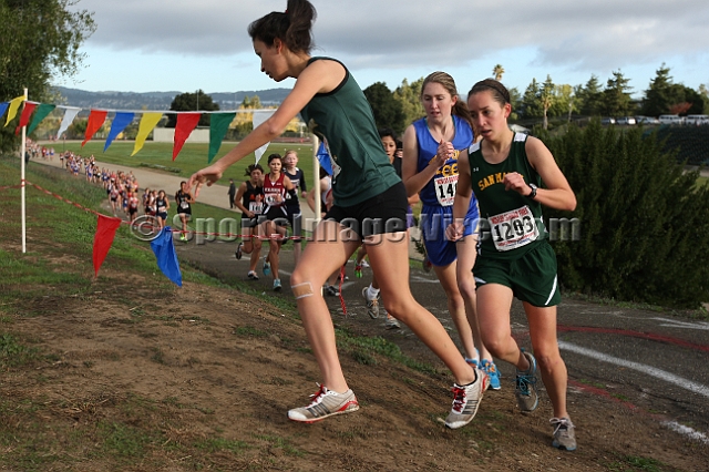 2011NCSXCD4-009.JPG - 2011 North Coast Section Cross Country Championships, Hayward High School, Hayward, California