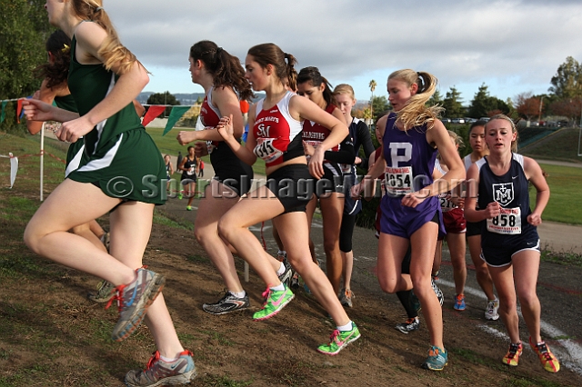 2011NCSXCD4-011.JPG - 2011 North Coast Section Cross Country Championships, Hayward High School, Hayward, California