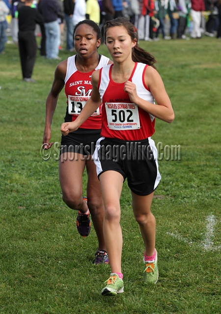 2011NCSXCD4-020.JPG - 2011 North Coast Section Cross Country Championships, Hayward High School, Hayward, California