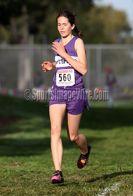 2011NCSXCD4-026.JPG - 2011 North Coast Section Cross Country Championships, Hayward High School, Hayward, California