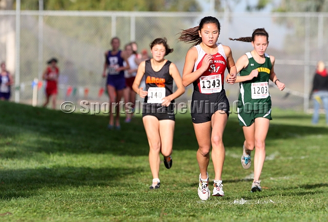 2011NCSXCD4-036.JPG - 2011 North Coast Section Cross Country Championships, Hayward High School, Hayward, California