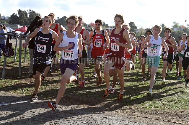 2011NCSXCD4-044.JPG - 2011 North Coast Section Cross Country Championships, Hayward High School, Hayward, California