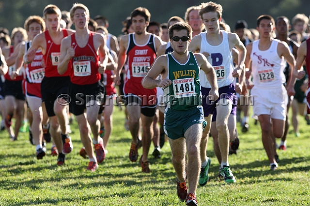2011NCSXCD4-046.JPG - 2011 North Coast Section Cross Country Championships, Hayward High School, Hayward, California