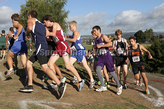 2011NCSXCD4-048.JPG - 2011 North Coast Section Cross Country Championships, Hayward High School, Hayward, California