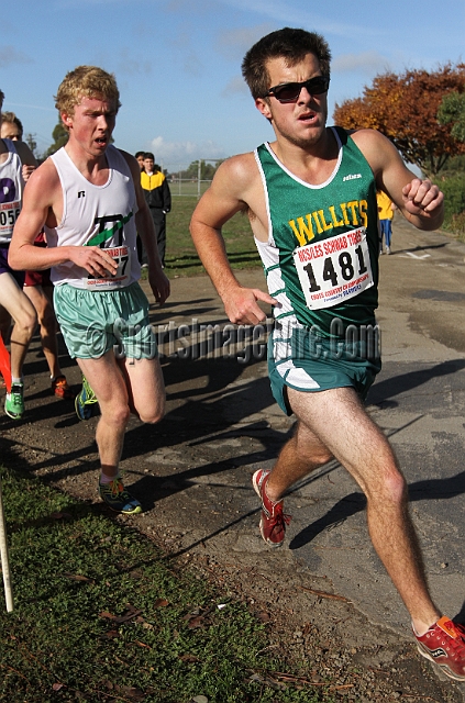 2011NCSXCD4-049.JPG - 2011 North Coast Section Cross Country Championships, Hayward High School, Hayward, California