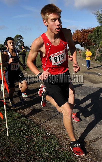 2011NCSXCD4-050.JPG - 2011 North Coast Section Cross Country Championships, Hayward High School, Hayward, California