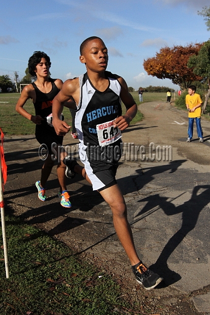 2011NCSXCD4-053.JPG - 2011 North Coast Section Cross Country Championships, Hayward High School, Hayward, California