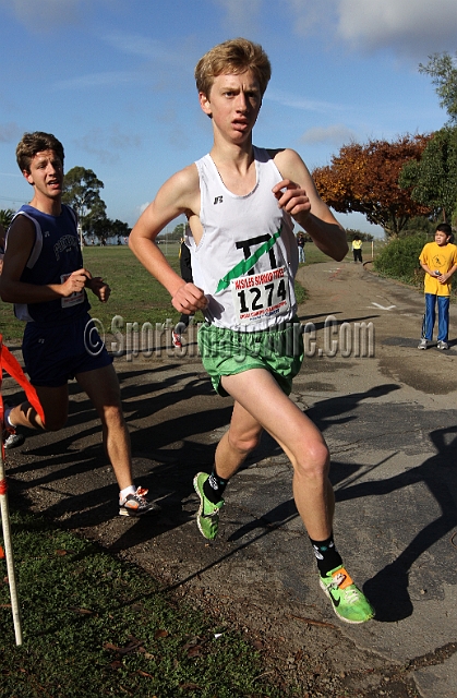 2011NCSXCD4-054.JPG - 2011 North Coast Section Cross Country Championships, Hayward High School, Hayward, California