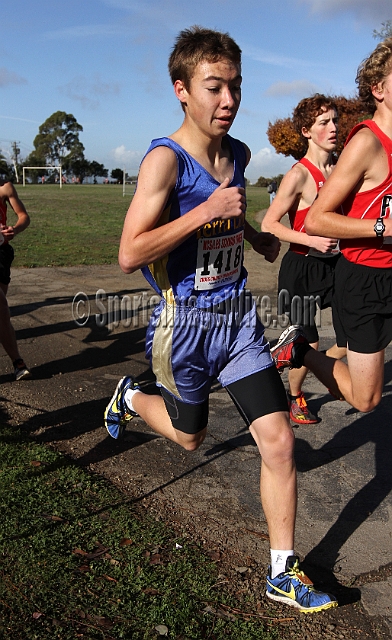 2011NCSXCD4-057.JPG - 2011 North Coast Section Cross Country Championships, Hayward High School, Hayward, California