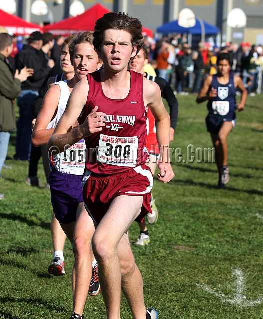 2011NCSXCD4-059.JPG - 2011 North Coast Section Cross Country Championships, Hayward High School, Hayward, California