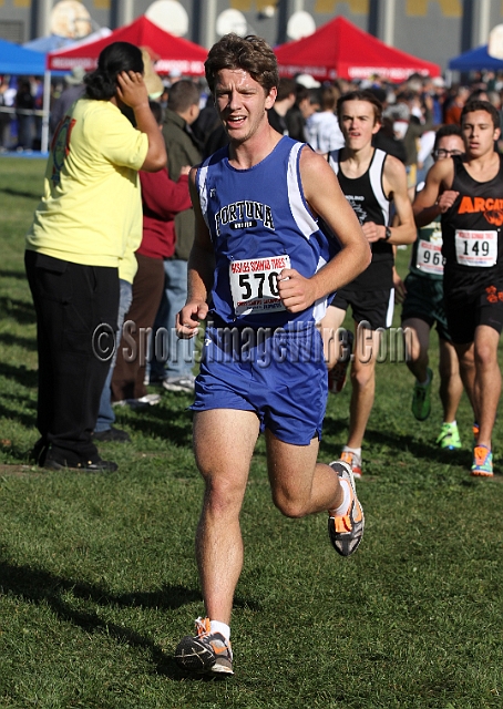 2011NCSXCD4-061.JPG - 2011 North Coast Section Cross Country Championships, Hayward High School, Hayward, California