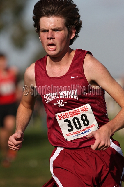 2011NCSXCD4-075.JPG - 2011 North Coast Section Cross Country Championships, Hayward High School, Hayward, California