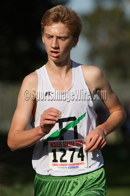 2011NCSXCD4-080.JPG - 2011 North Coast Section Cross Country Championships, Hayward High School, Hayward, California
