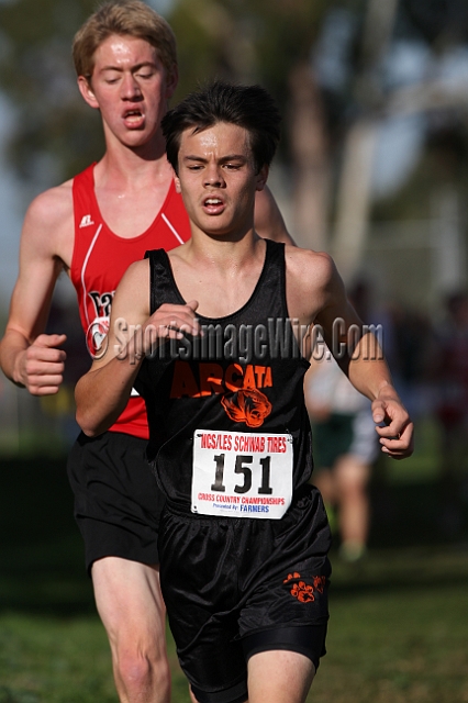 2011NCSXCD4-082.JPG - 2011 North Coast Section Cross Country Championships, Hayward High School, Hayward, California