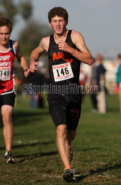 2011NCSXCD4-085.JPG - 2011 North Coast Section Cross Country Championships, Hayward High School, Hayward, California