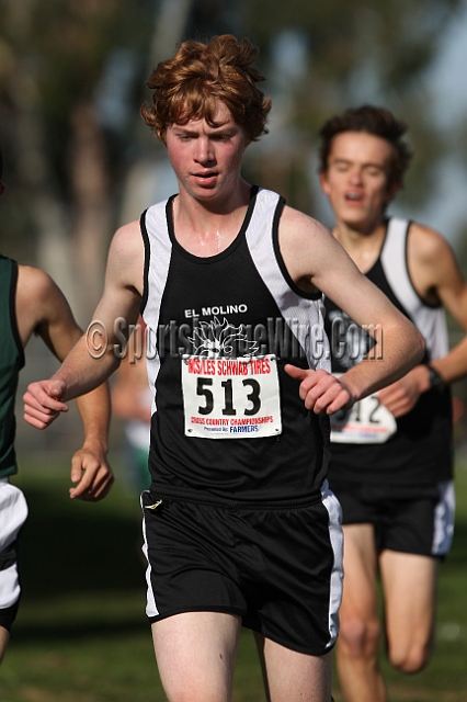 2011NCSXCD4-089.JPG - 2011 North Coast Section Cross Country Championships, Hayward High School, Hayward, California