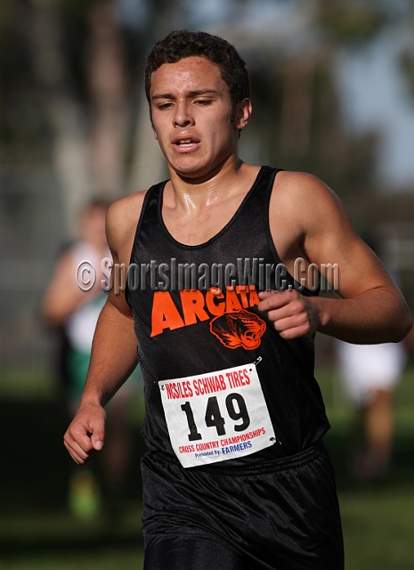 2011NCSXCD4-091.JPG - 2011 North Coast Section Cross Country Championships, Hayward High School, Hayward, California