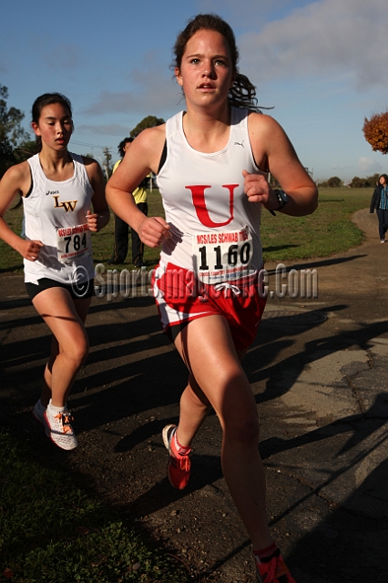 2011NCSXCD5-008.JPG - 2011 North Coast Section Cross Country Championships, Hayward High School, Hayward, California